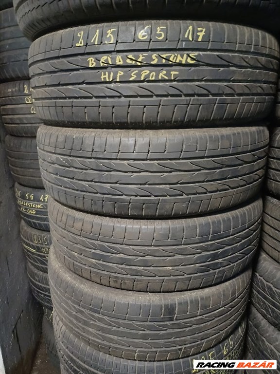  215/65 17" használt Bridgestone nyári gumi gumi 1. kép