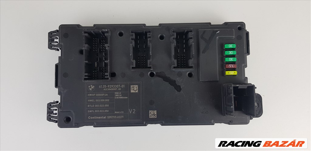 BMW  F20/F21/F22/F30/F31/F34/F32/F33/i/F36/	Csomagtér elektronika vezérlő modul (REM modul) 9293307 1. kép