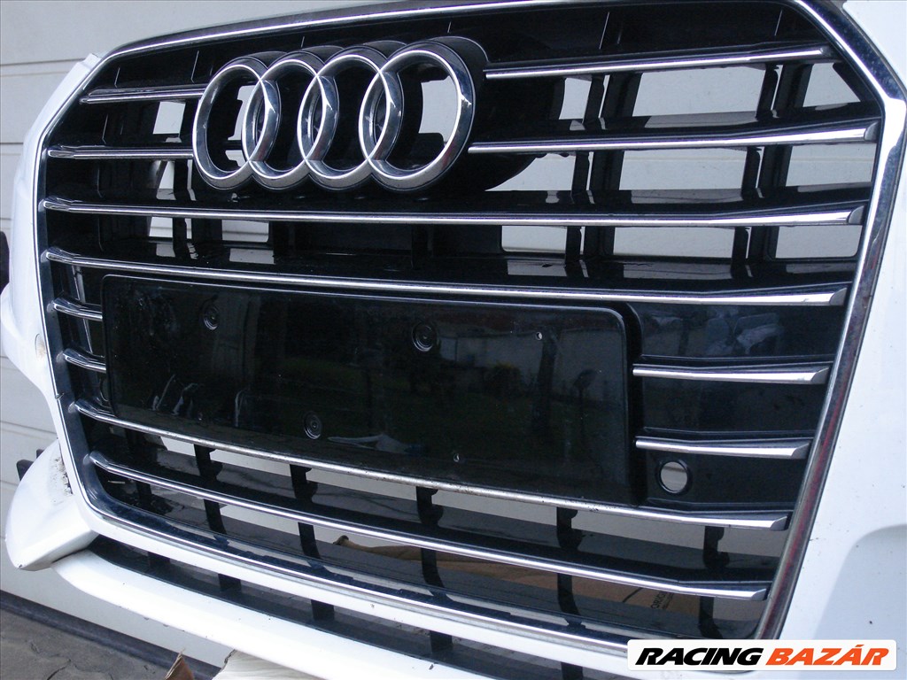 Audi A6 4G Facelift S-Line Hűtődíszrács 4G0853651AG 2015-től 2. kép