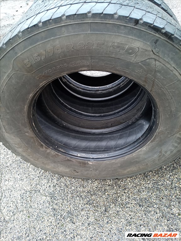 315/70 R22.5 használt teherautógumik 315 70 22.5 315/70/22.5  6. kép