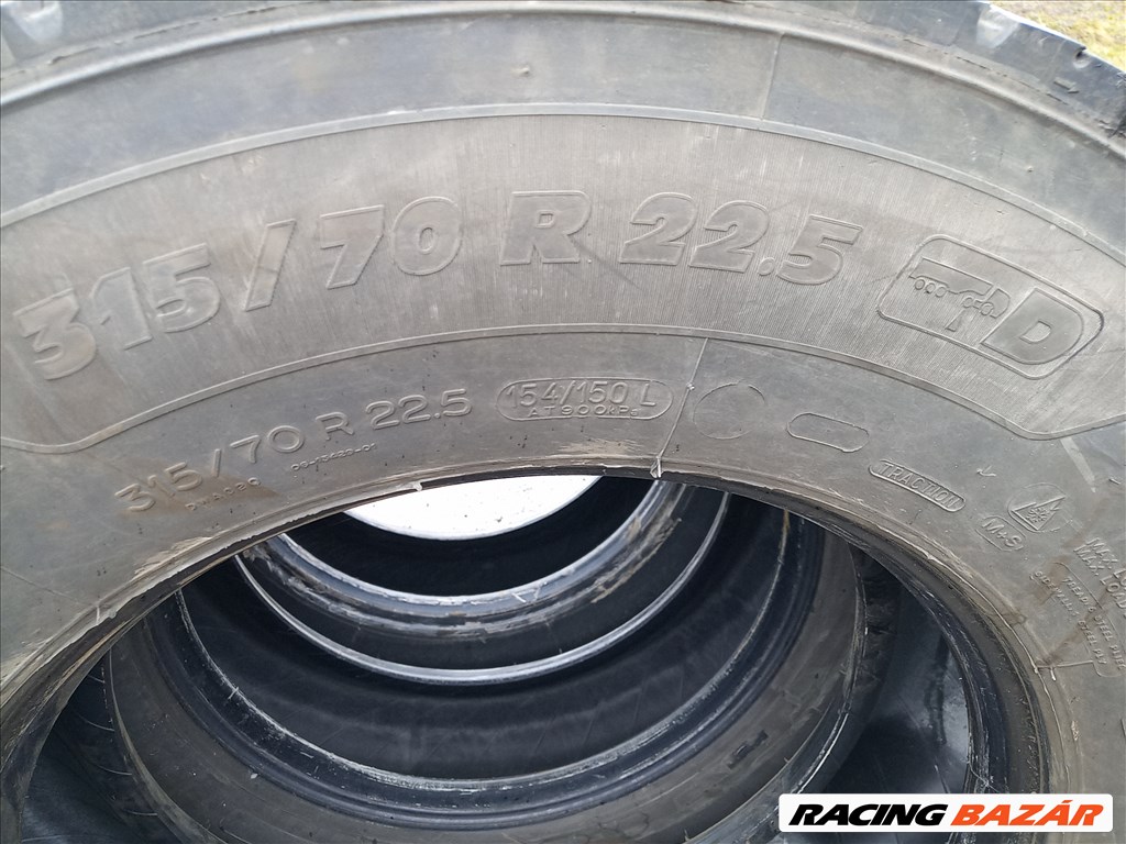 315/70 R22.5 használt teherautógumik 315 70 22.5 315/70/22.5  8. kép
