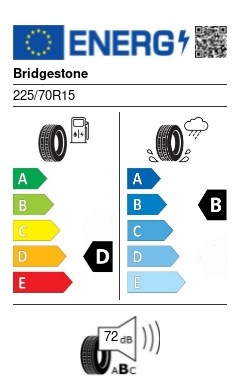 Bridgestone Duravis R660 C 225/70 R15 112S kisteher nyári gumi 2. kép