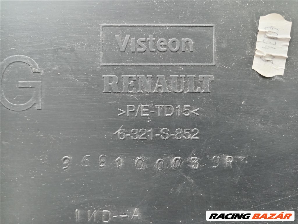 Renault Master Opel MOVANO 10- Műszerfalba középső pohár tartó 7596 6321s852-969100039r 5. kép
