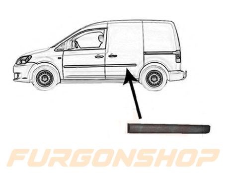 VW Caddy hátsó sárvédő díszléc,bal. 2004-2010 1. kép