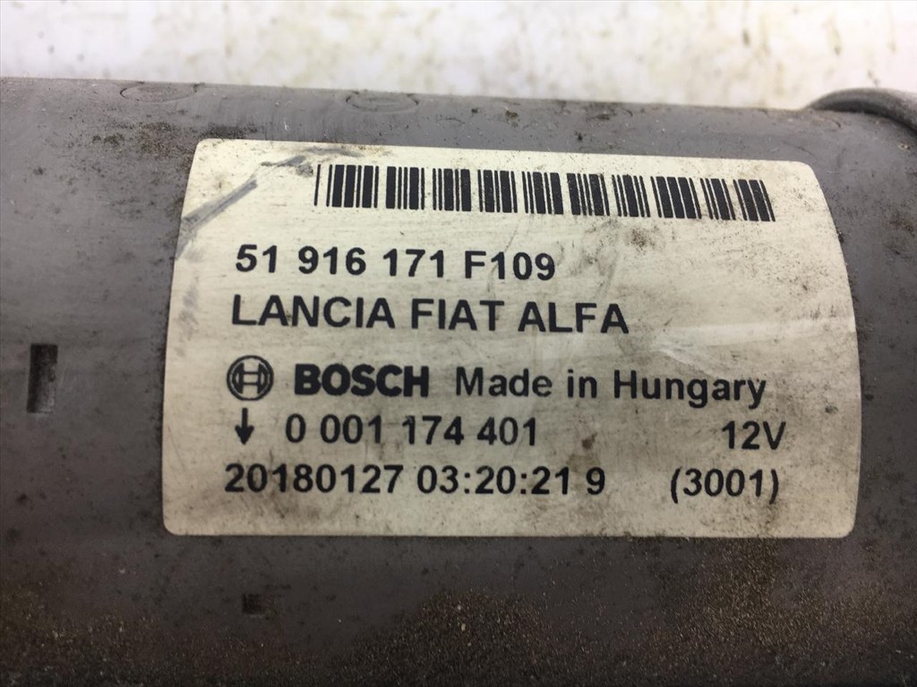 Fiat, Alfa, lancia 1.6 Mjet gyári bontott önindító 0001174401 2. kép