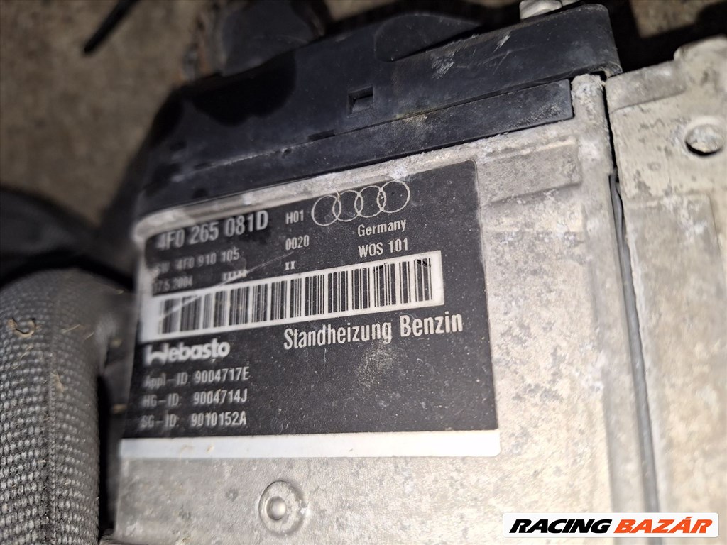 Audi A6 (C6 - 4F) benzines állófűtés kályha 4f0265081d 2. kép
