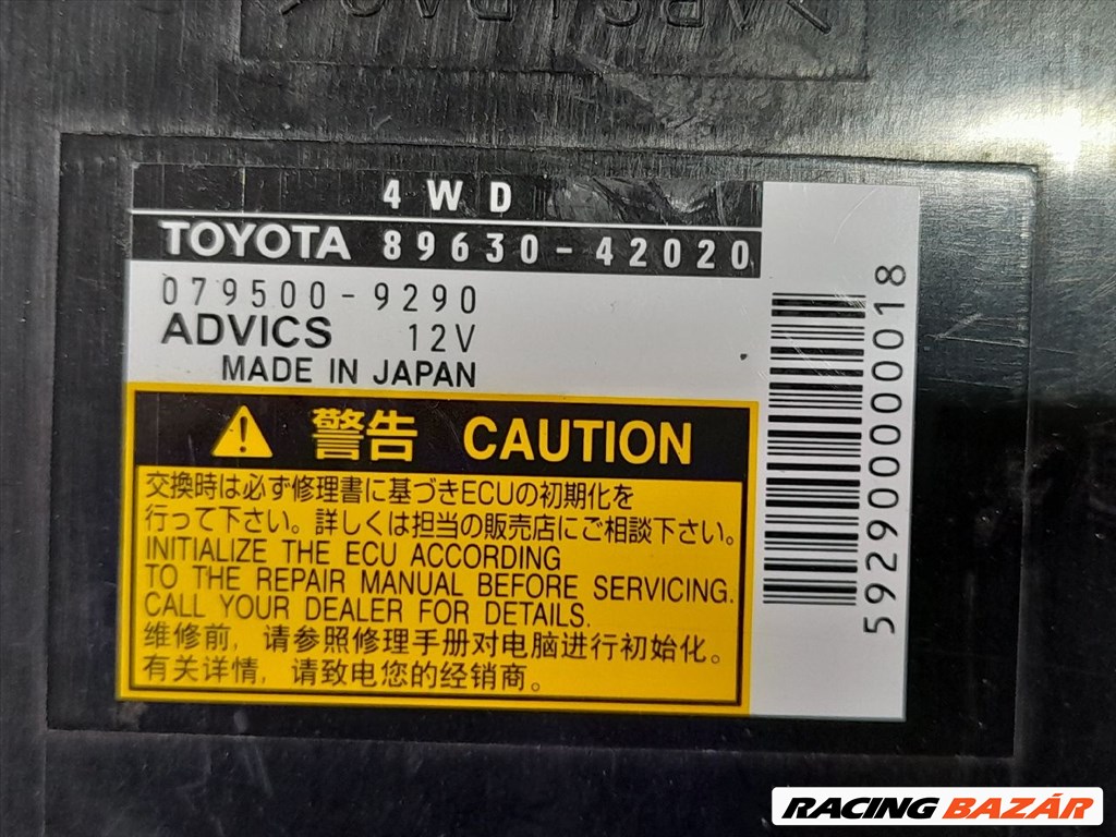 Toyota RAV4 (XA30) 2.0 VVT-I Elektronika (Magában) 8963042020 2. kép