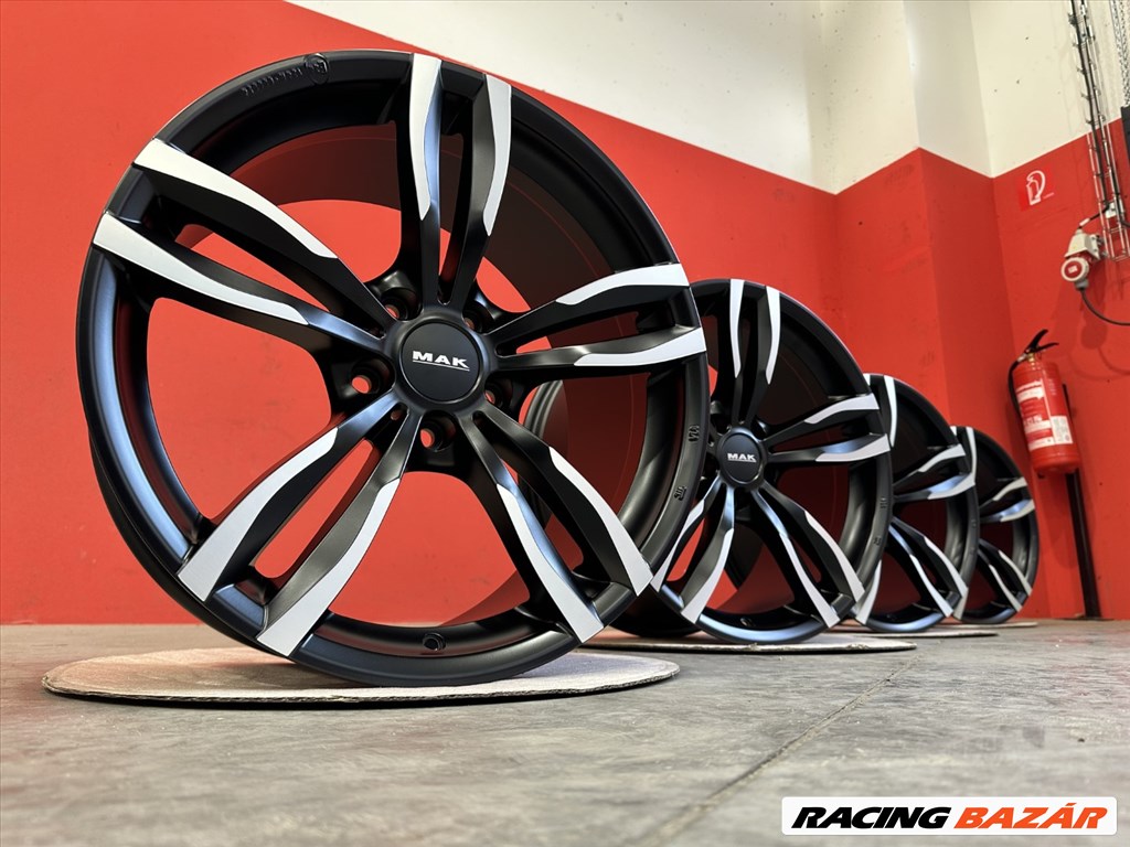 R19 5x120 (72,6) MAK LUFT ICE BLACK 9.5J ET48 új alufelni szett 19"  4. kép