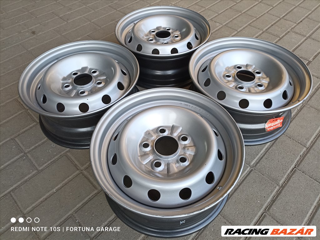 5x114.3 15" Hyundai újszerű lemezfelni garnitúra (R337) 2. kép