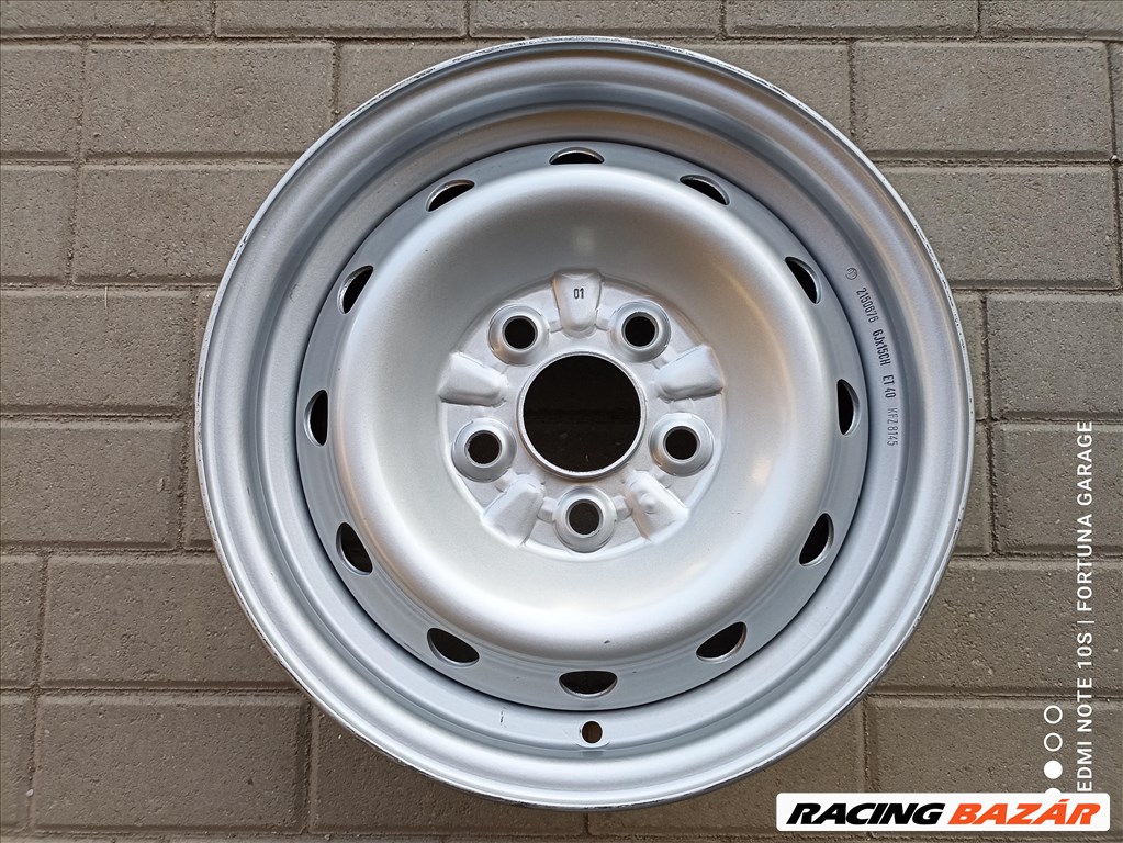 5x120 15" Hyundai H1 újszerű lemezfelni garnitúra (R337) 3. kép