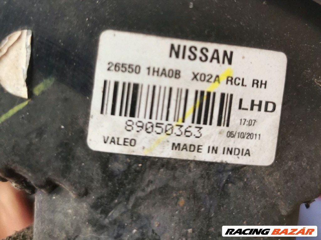 Nissan Micra V 1.5 dCi NISSAN MICRA IV Jobb Hátsó Lámpa  265501ha0b 2. kép