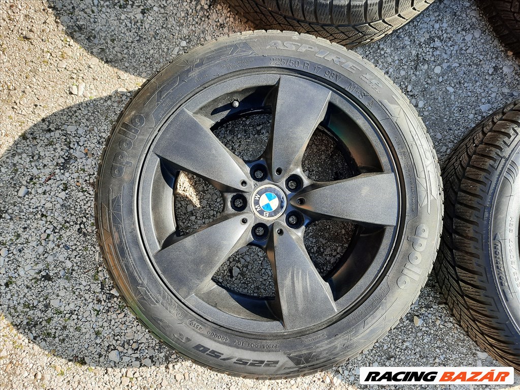  BMW E60 gyári 17 colos alufelni garnitúra :5x120 . 7,5Jx17 . Et20  Fulda téli gumi gumi  2. kép