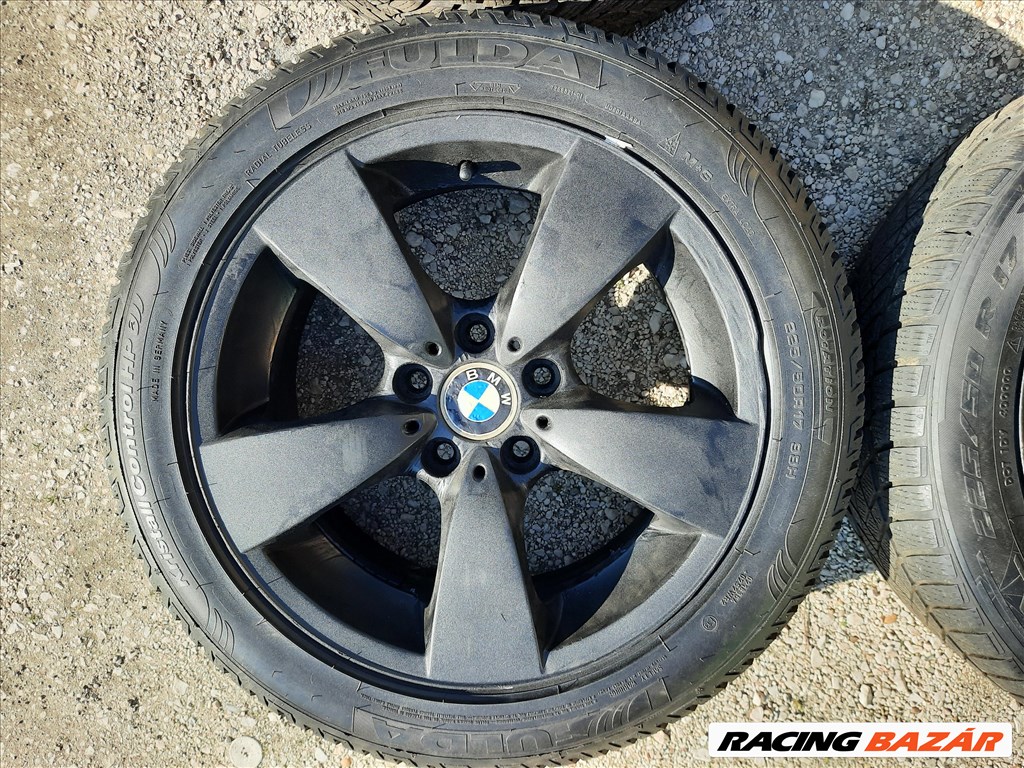  BMW E60 gyári 17 colos alufelni garnitúra :5x120 . 7,5Jx17 . Et20  Fulda téli gumi gumi  4. kép