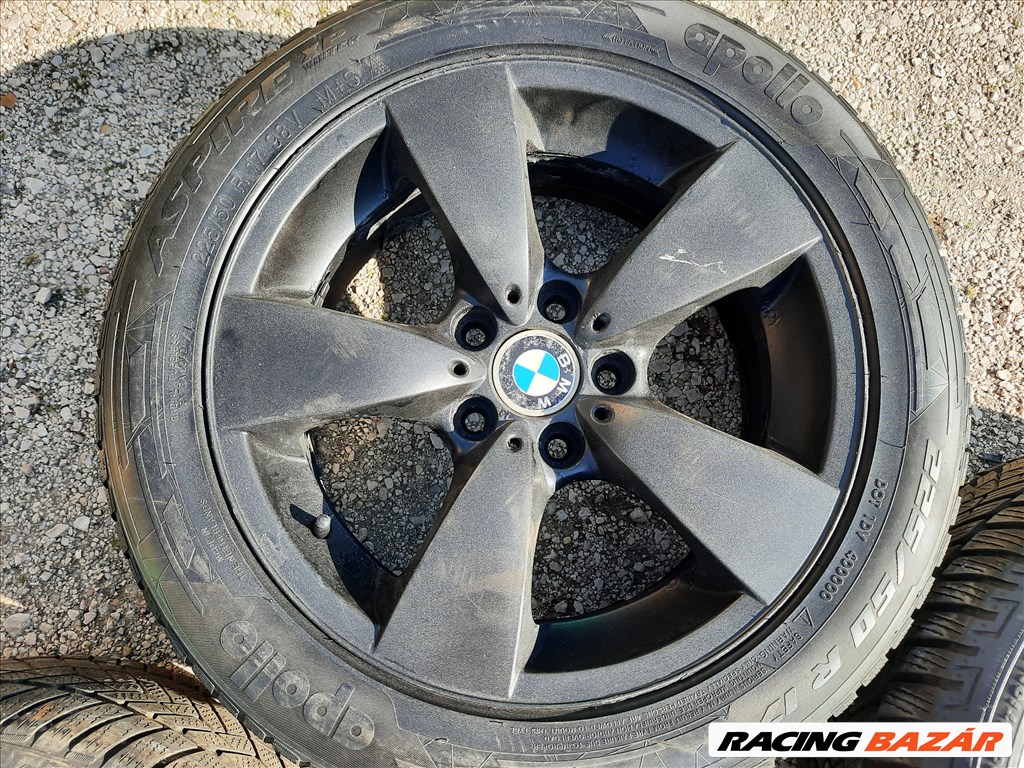  BMW E60 gyári 17 colos alufelni garnitúra :5x120 . 7,5Jx17 . Et20  Fulda téli gumi gumi  5. kép