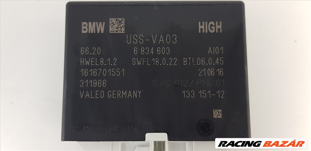 BMW G30/F90/G31/G32/G11/G12/G01/G02  Park Assistant vezérlő modul 6934603 2. kép