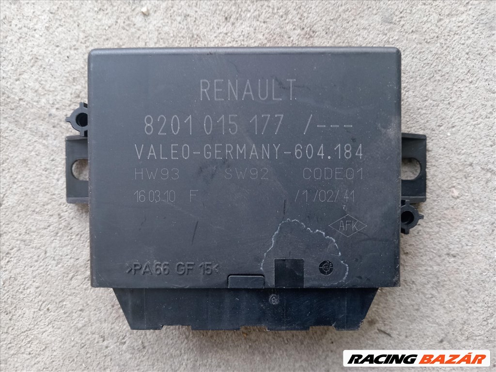Renault Master Opel MOVANO 10- Parkradar vezérlő elektronika 7576 8201015177 1. kép