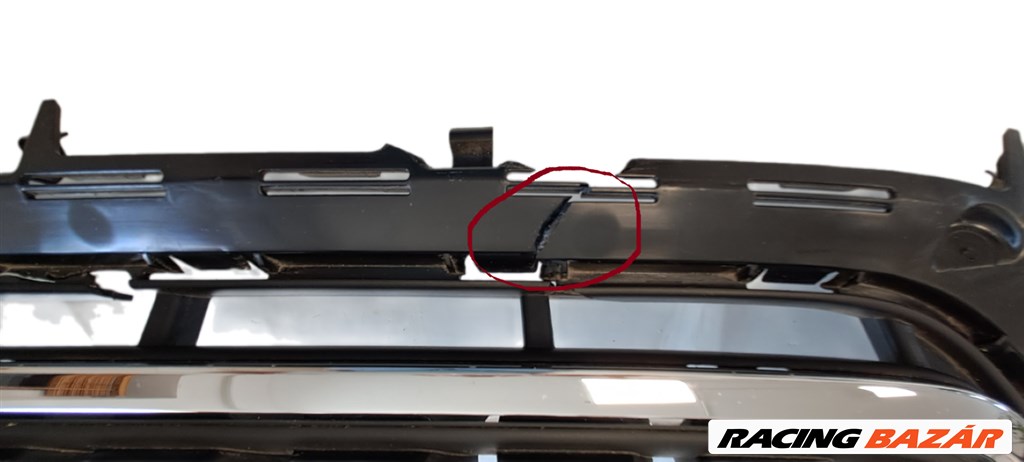 Skoda Kodiaq NS7 (2016-tól) hűtő díszrács, kis repedés-ragasztható 565853653B 320010114401301 6. kép