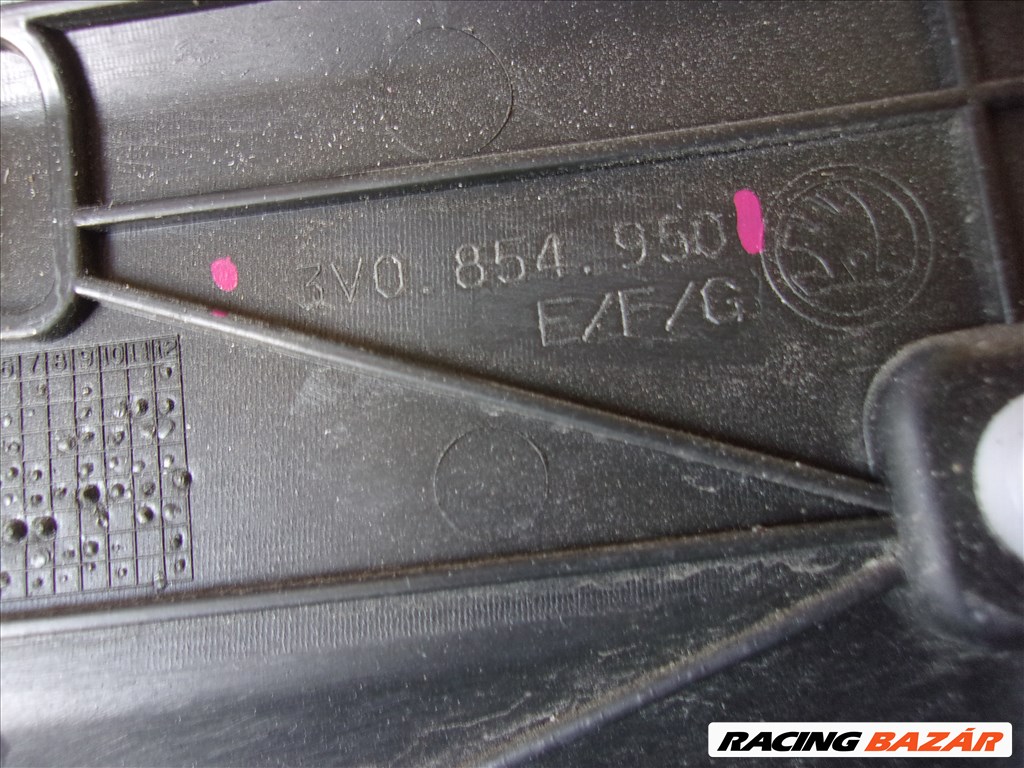 SKODA SUPERB 3V0 jobb hátsó ajtó díszléc 2015-  3V08544950 4. kép