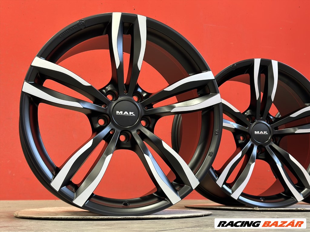 R19 5x120 (72,6) MAK LUFT ICE BLACK 9J ET41 új felnik, alufelnik 19"  3. kép