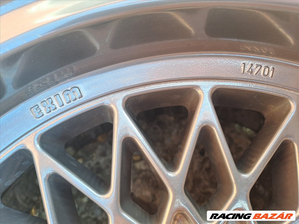 Hibátlan! 14" Exim 14701 (1982) BMW / Opel 5X120 alufelni garnitúra Vibro polírozva! 12. kép