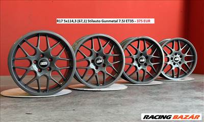 R17 5x114,3 (67,1) Stilauto Gunmetal 7.5J ET35 - 375 EUR / szett