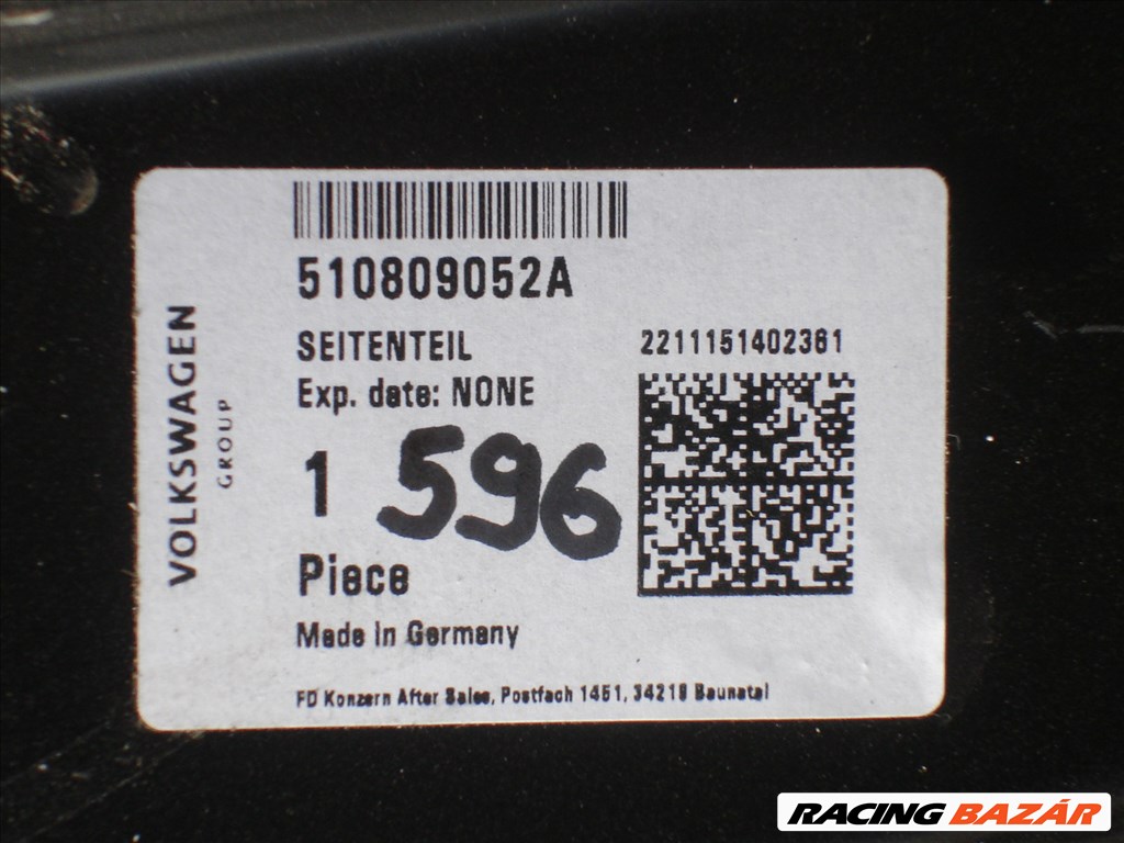 VW Golf Sportswan Új jobb hátsó Sárvédő 510809052A 2014-től 5. kép