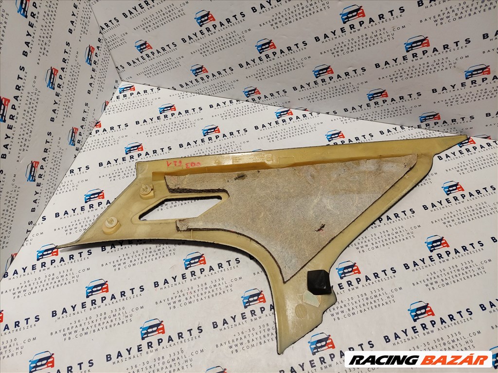 BMW E46 sedan bal hátsó fekete C oszloptakaró oszlop takaró (003621) 51438222345 3. kép