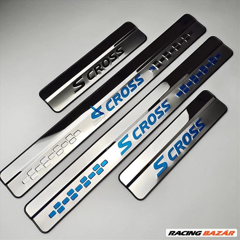 Suzuki 4 részes krómozott alumínium köszönvédő szett Sx4 S-Cross és az új S Crosshoz is! 1. kép