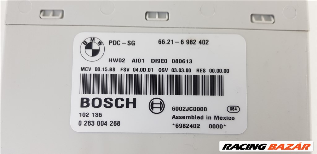 BMW  E81/E87/E87lci/E88/E82/E90/E90lci/E91/E91lci/E92/E92lci/E93/E93lci/E84	PDC modul 6982402 2. kép