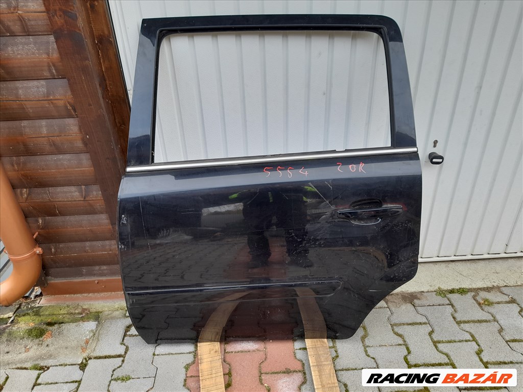 Opel Zafira B Bal hátsó ajtó fekete 4. kép