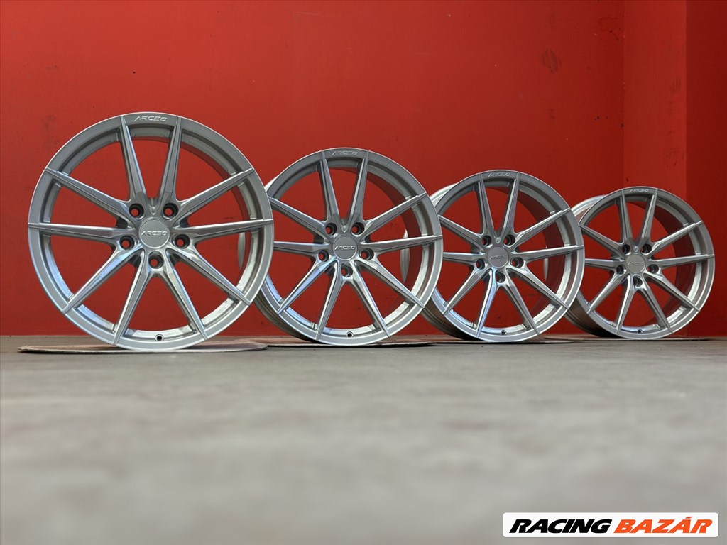 R18 5x120 (72.6) ARCEO MONACO Silver Diamond 8J ET33  for BMW - 2. kép