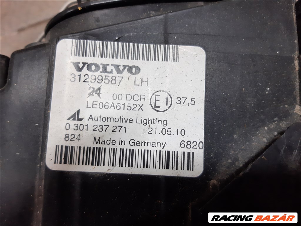 Volvo V50 Bal fényszóró  31299587 5. kép