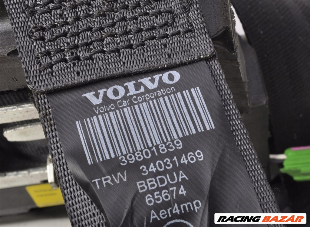 Volvo XC60 bal hátsó biztonsági öv 39801839 5. kép