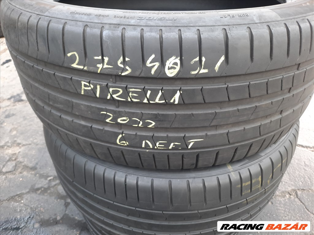  275/40/21" def.tűrő Pirelli nyári gumi  1. kép