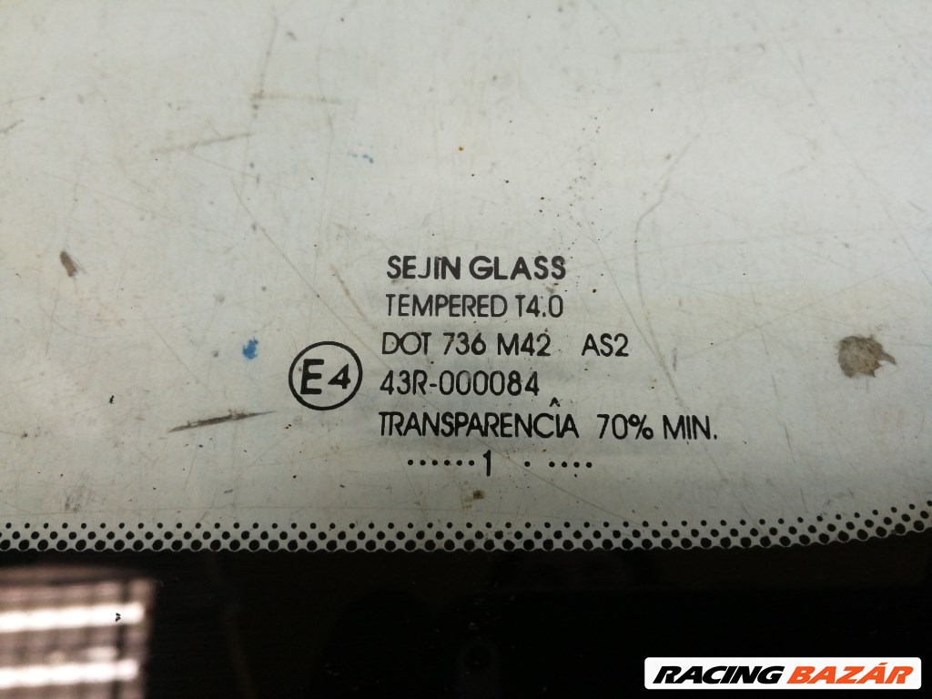 Hyundai IX20 bal elsõ oldalfal üveg (karosszéria oldal üveg) 2. kép