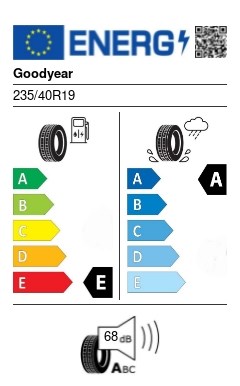 Goodyear Eagle F1 Asymmetric 2 FP N0 235/40 R19 92Y nyári gumi 2. kép