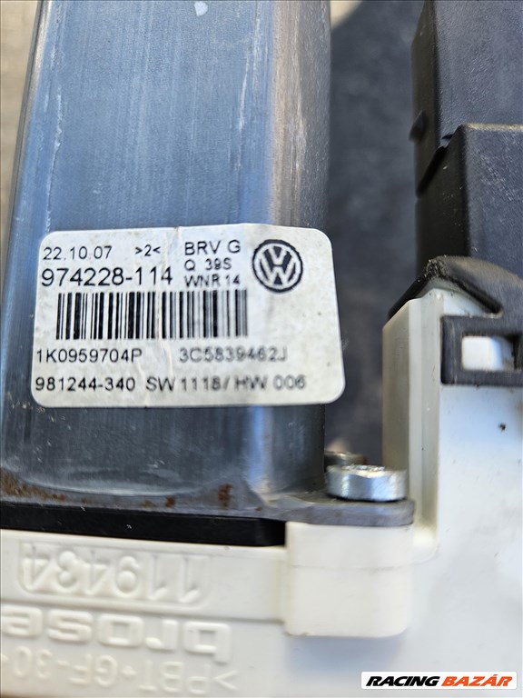 Volkswagen Passat B6 Jobb hátsó ablakemelő motor  3c5839462j 2. kép