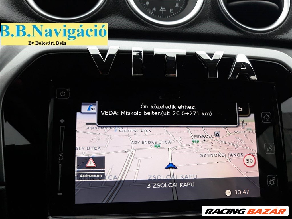 Suzuki Teljes Európa Gps kártya gyári Nvigáció raffipax előjelzéssel! 10. kép