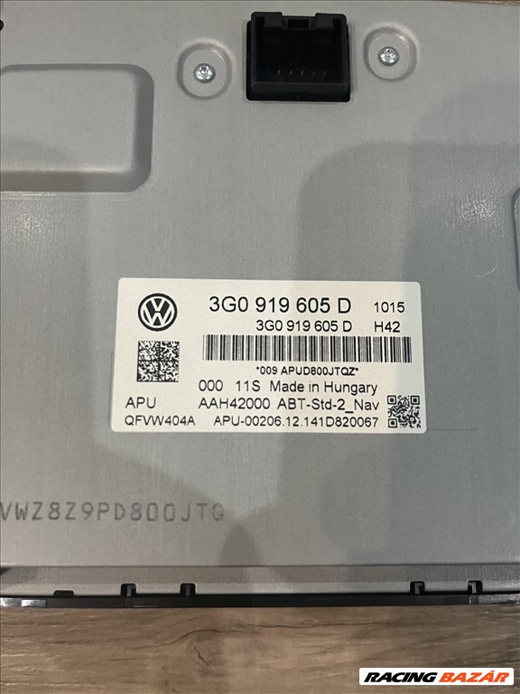 Volkswagen Passat B8 gyári fejegység/multimédia 4. kép