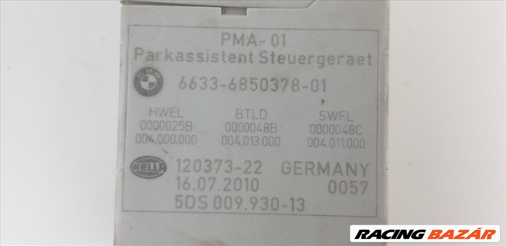 BMW   F07/F10/F11/F06/F12/F13/F01lci/F02lci	Park Assistant vezérlő modul 6850378 2. kép