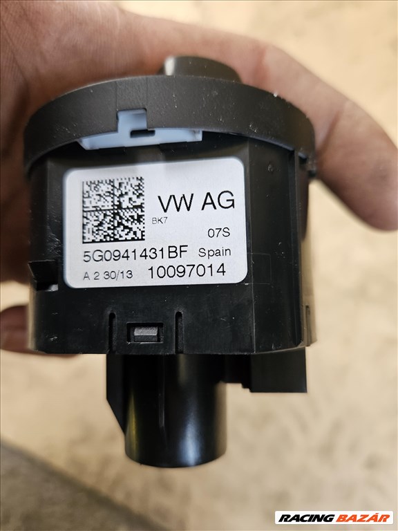 Volkswagen Golf VII világítás kapcsoló lámpakapcsoló  5q0941431bf 2. kép