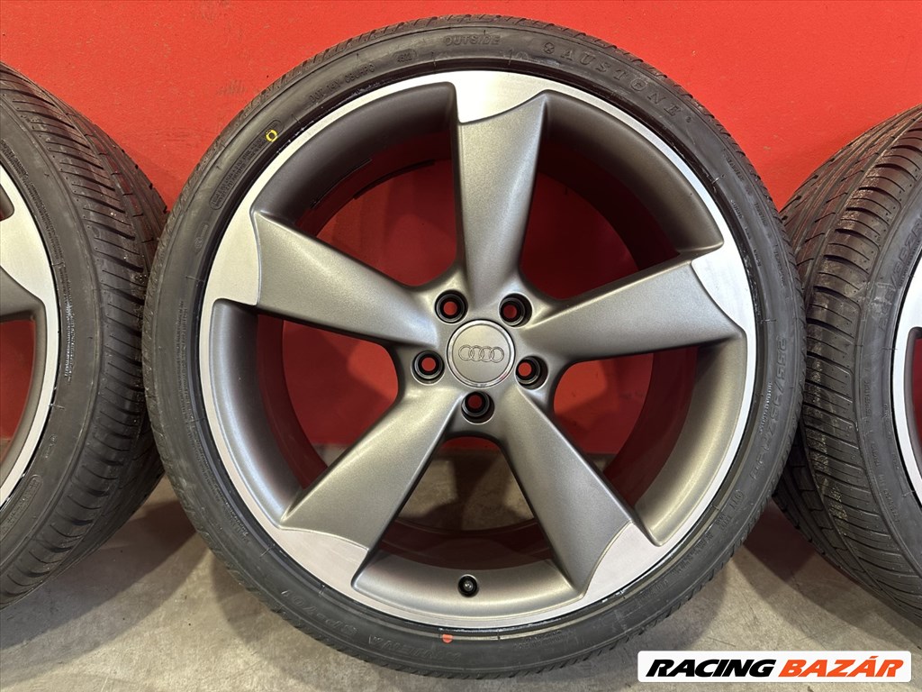 R20 5x112 (66.5) Original Audi A6 S6 Rotor 8.5J ET45 OE 4G0601025BP + 255/35 új gumik  4. kép