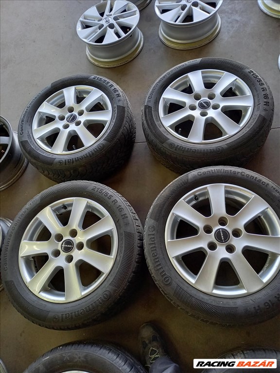 Borbet 7x16 5x108 Et40 alufelni szett 205/55R16 conti téli Sxx2 1. kép