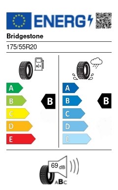 Bridgestone EP500 * XL 175/55 R20 89Q nyári gumi 2. kép