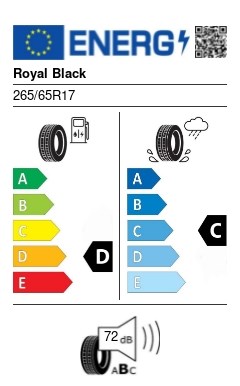 Royal Black Royal Performance TL 265/65 R17 112H nyári gumi 2. kép