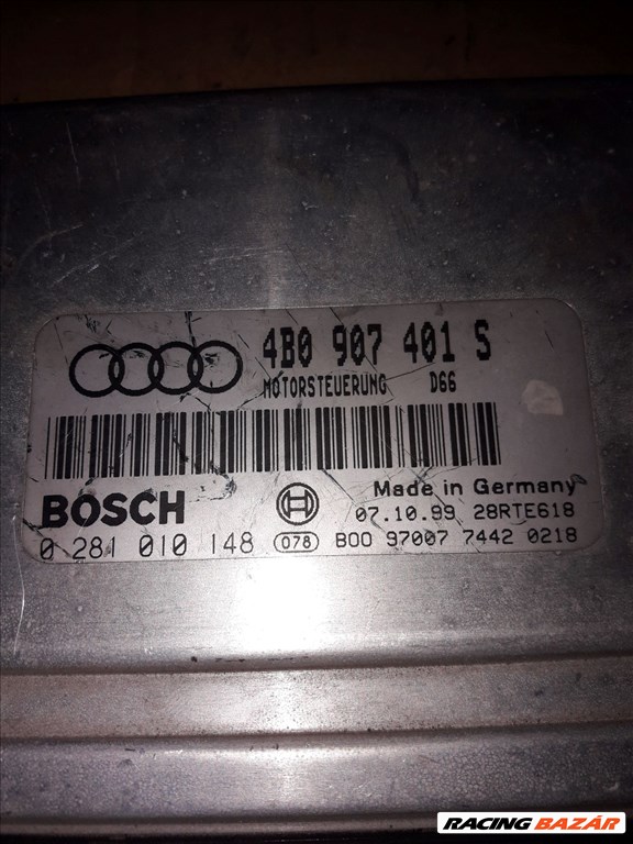 Audi A6 C5 Motorvezérlõ / ECU 4B0 907 401 S 2. kép