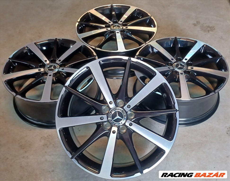  Új gyári Mercedes W205 C klasse alufelnik 5x112 7,5x18" ET44 4db 2. kép