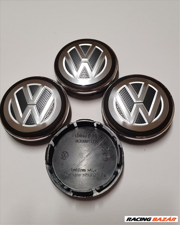Új VW Volkswagen 56mm Felni Alufelni Kupak Közép Felnikötép Embléma Felnikupak 6CD601171 1. kép