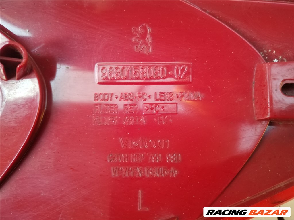 Peugeot 207 Sw kombi hátsó lámpa foglalattal  968015798002 5. kép