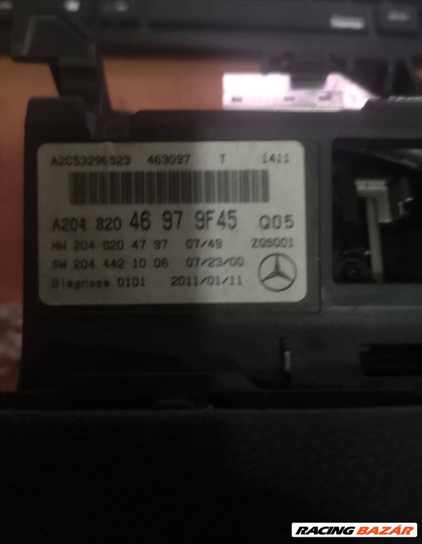 Mercedes C w204 comand kijelzö el.kihajló!hibátlan a2048204697 7. kép